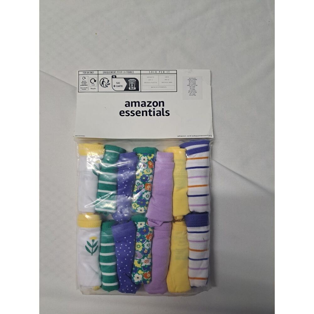 Amazon Essentials Girls' Big‎ Underwear, Size US: XS (4-5)
